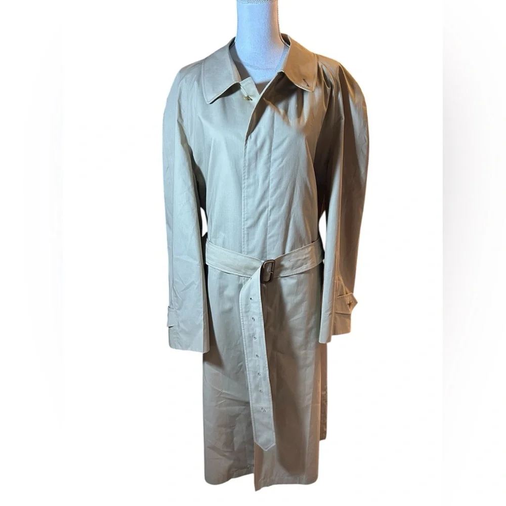 Burberry Vintage Hidden Buttons w/ Nova Check and Wool Lining Trench Coat - Picture 12 of 12